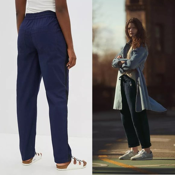 Anthropologie Maeve Tenley Twill Track Pants XS - Picture 3 of 3